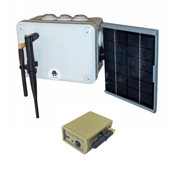 Solar Cube Security Alert System (No Camera) + Super Tag Wireless Security Alert Sensor